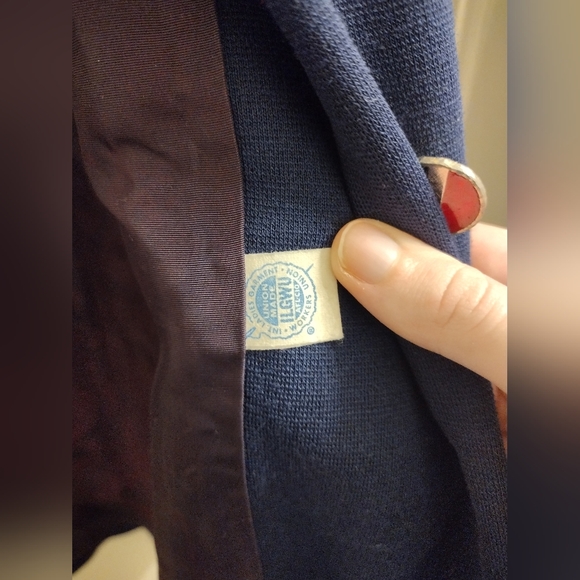 Vintage Long Elegant Pea Coat - Picture 3 of 4